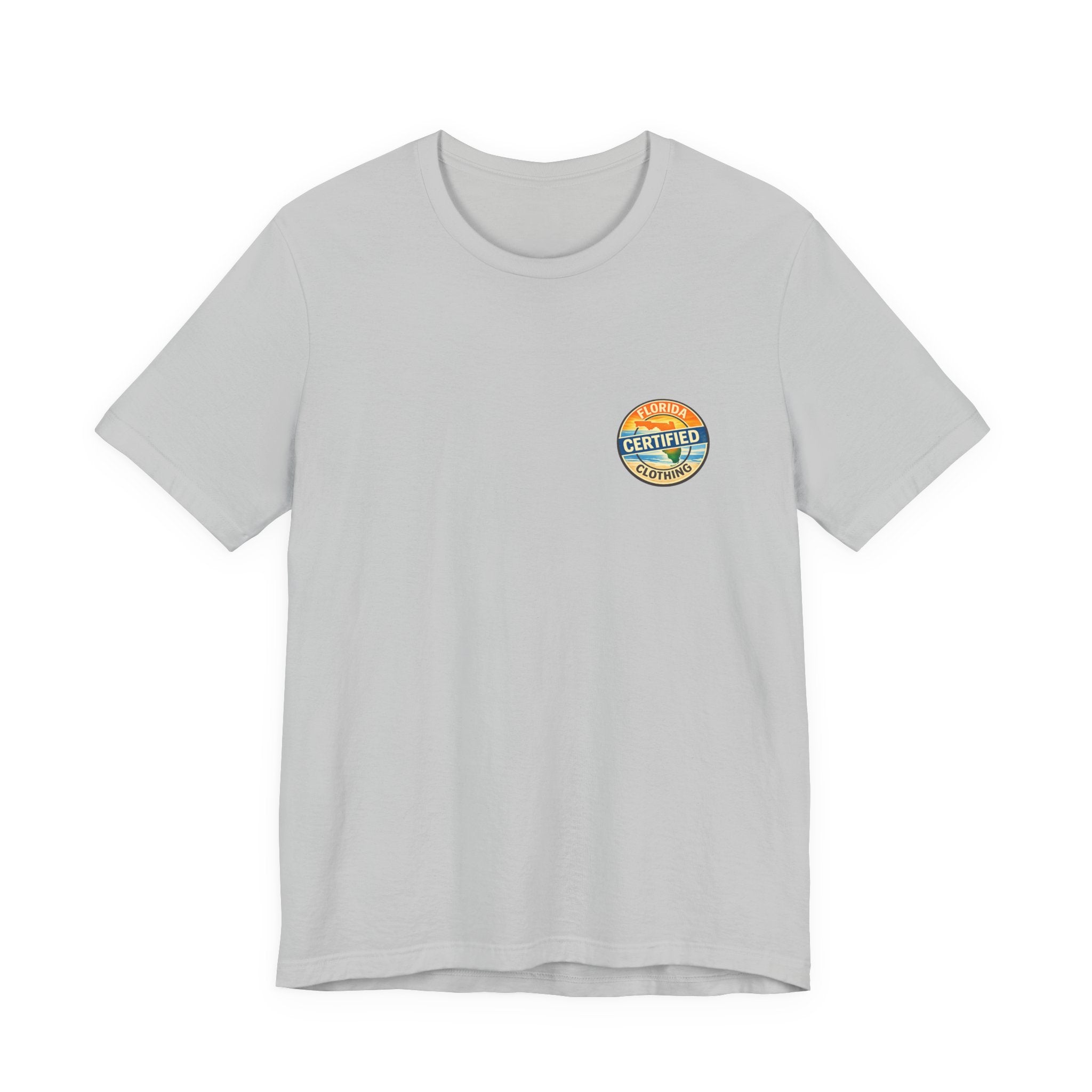 Cornhole T-Shirt — "Sinkin' & Drinkin'" Tropical Sunset Game Tee