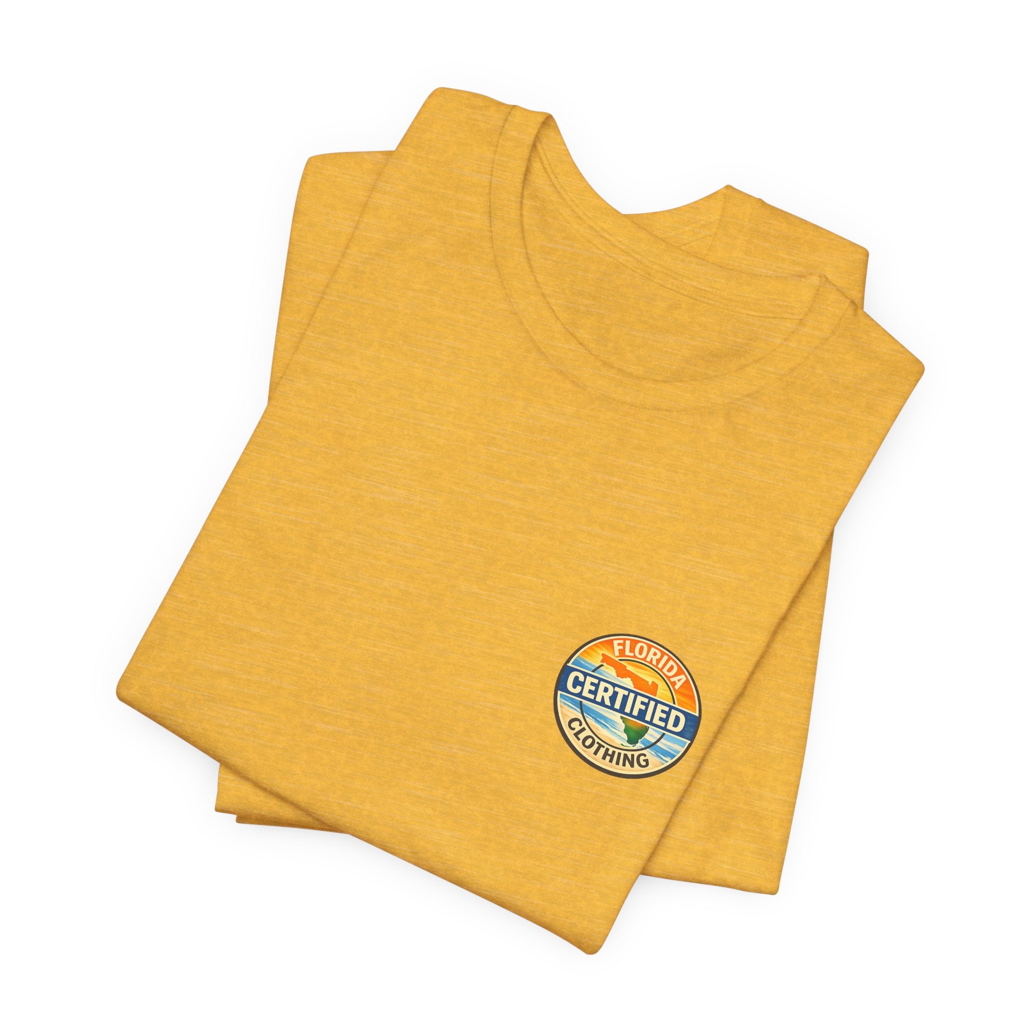 Cornhole T-Shirt — "Sinkin' & Drinkin'" Tropical Sunset Game Tee