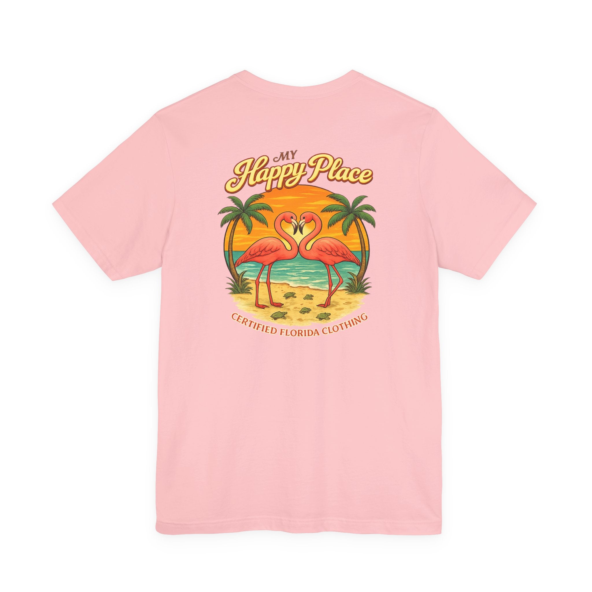 My Happy Place Flamingos & Sea Turtles T-Shirt