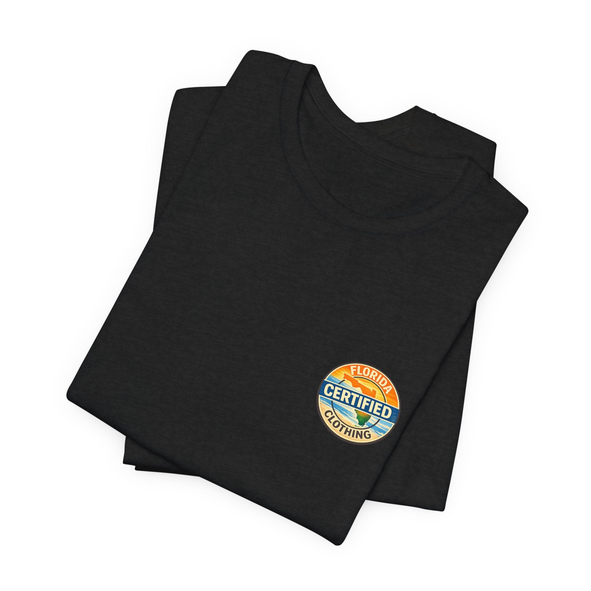 Cornhole T-Shirt — "Sinkin' & Drinkin'" Tropical Sunset Game Tee