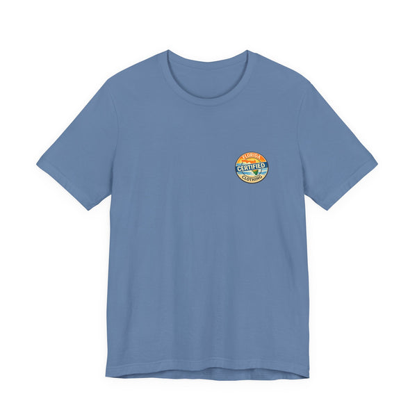 Florida Sandbar Weekends T-Shirt — Retro Beach Palm Sunset Tee