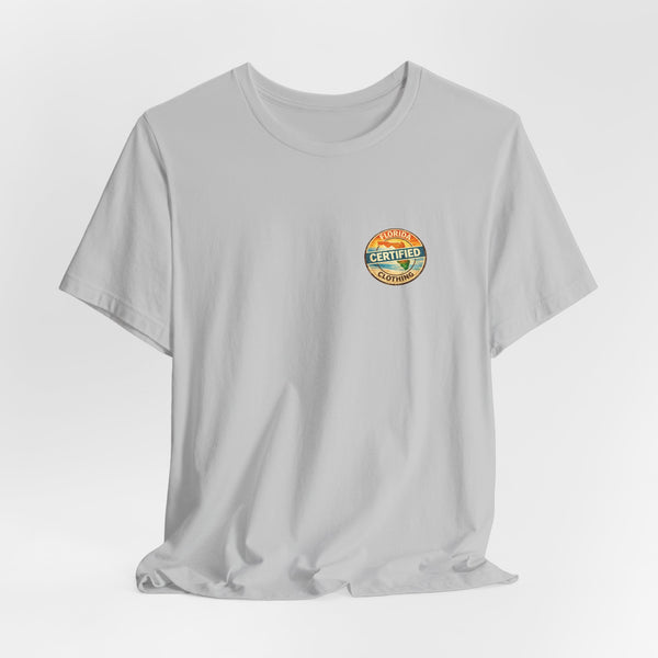 Florida Certified Clothing Tee — Vintage Beach Graphic Short Sleeve Shirt