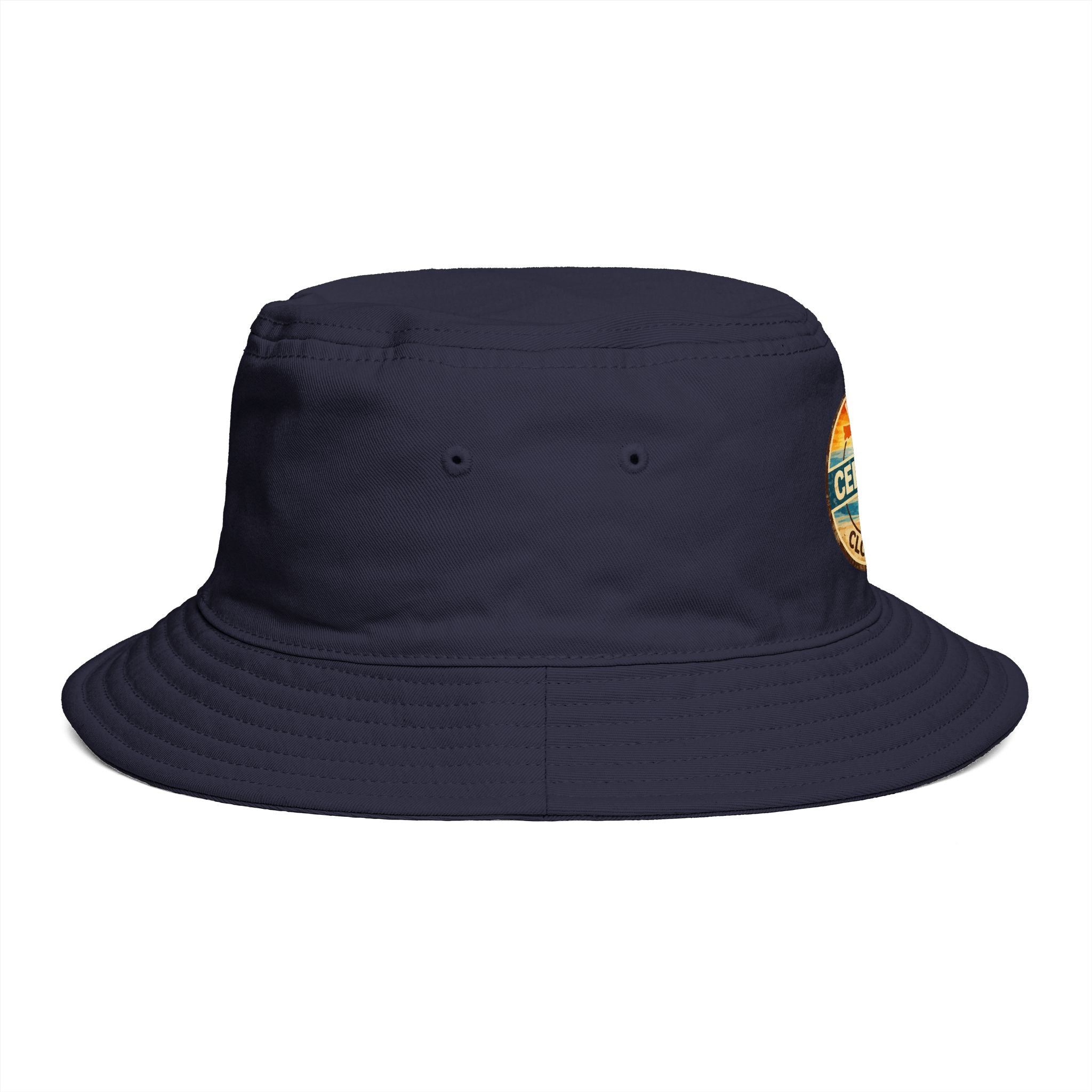 Florida Certified Clothing Bucket Hat — Retro Sunset Logo Beach Hat