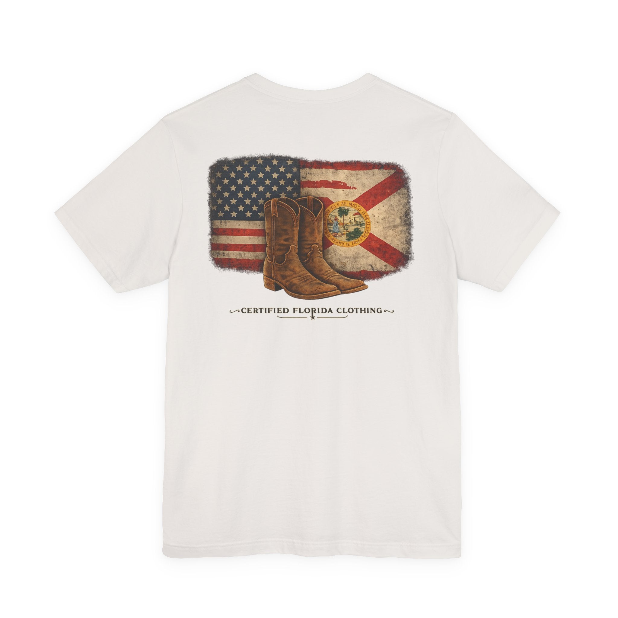 Florida Boots Vintage Flag T-Shirt — Certified Florida Clothing