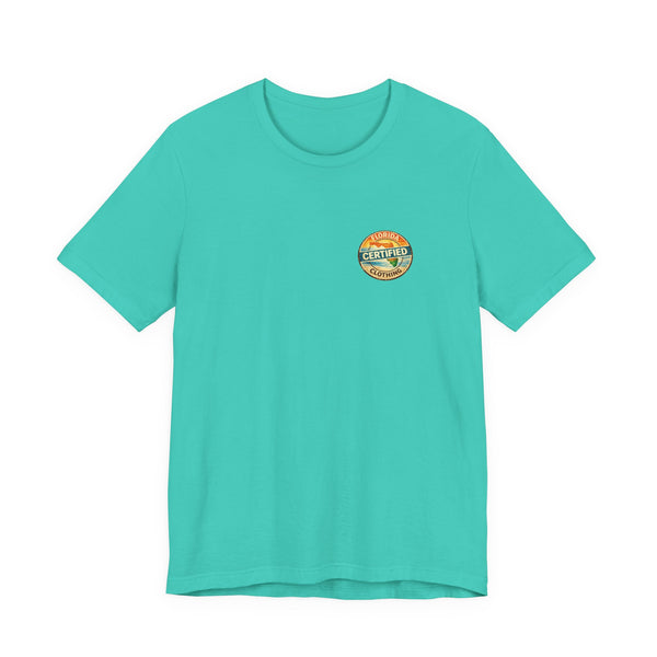 Florida Certified Clothing Tee — Vintage Beach Graphic Short Sleeve Shirt