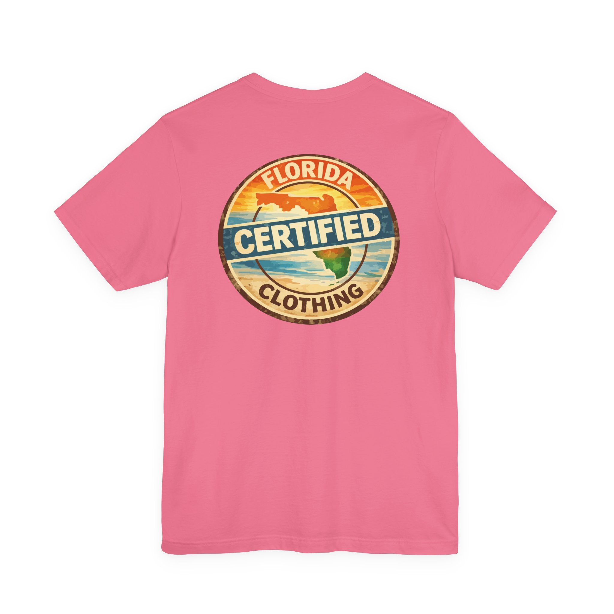 Florida Certified Clothing Tee — Vintage Beach Graphic Short Sleeve Shirt