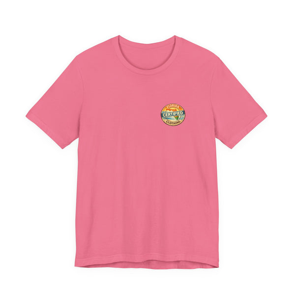 Florida Certified Clothing Tee — Vintage Beach Graphic Short Sleeve Shirt