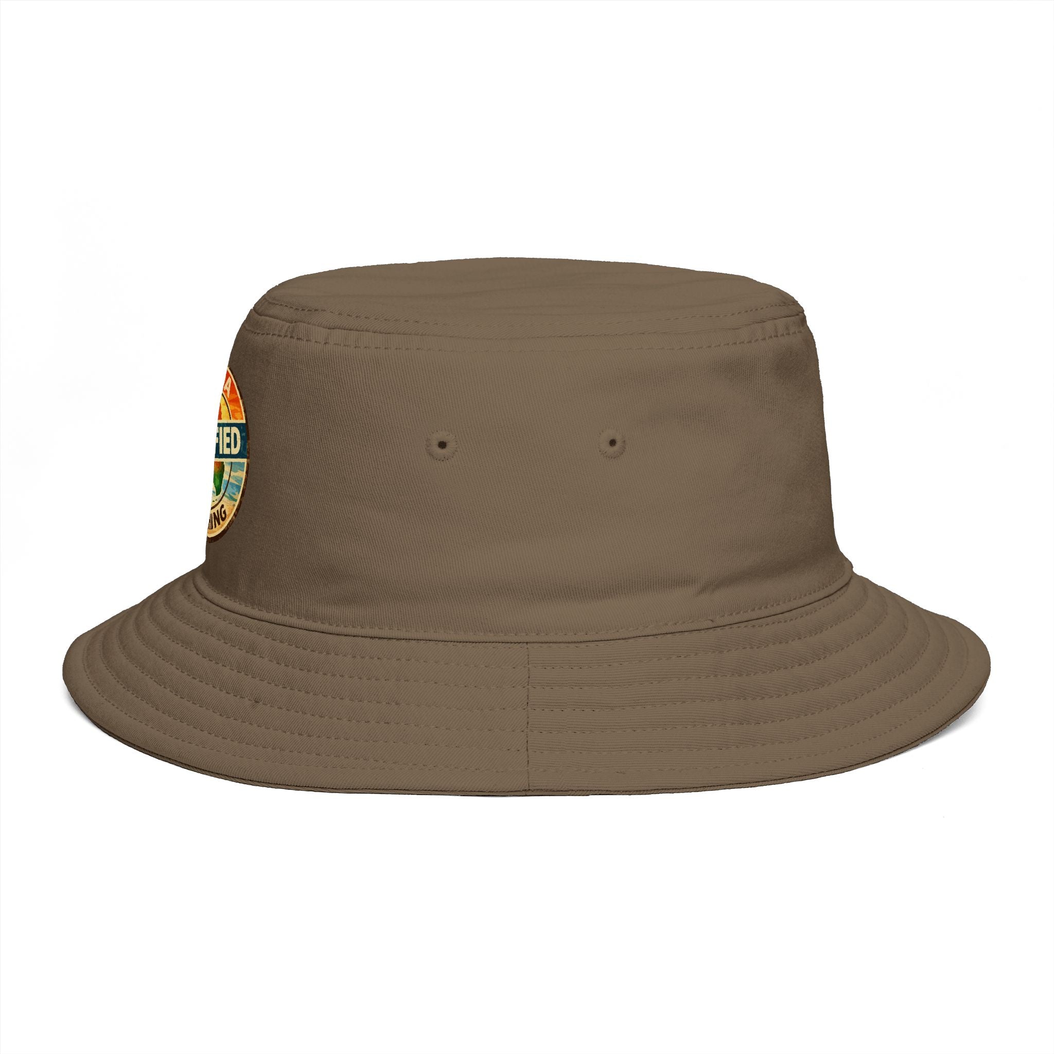 Florida Certified Clothing Bucket Hat — Retro Sunset Logo Beach Hat