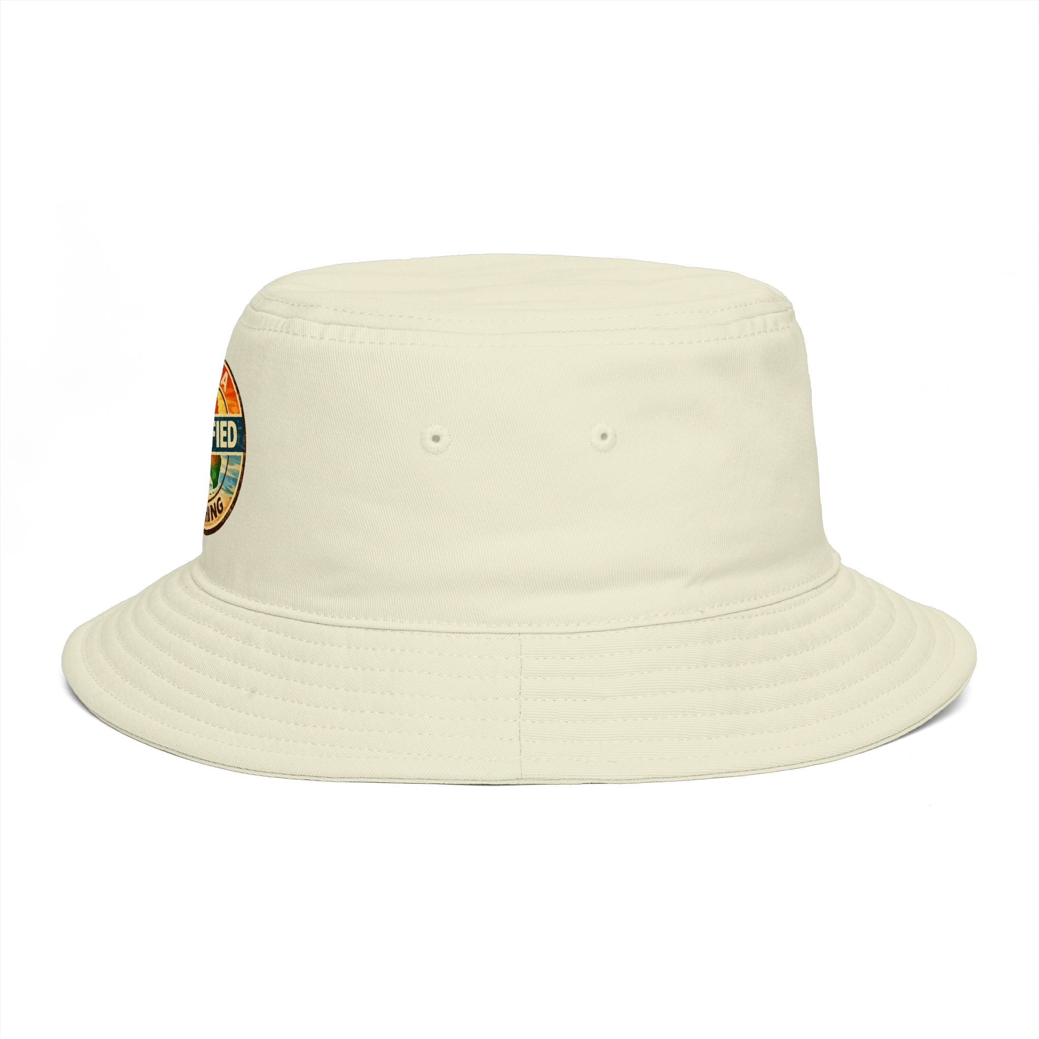 Florida Certified Clothing Bucket Hat — Retro Sunset Logo Beach Hat