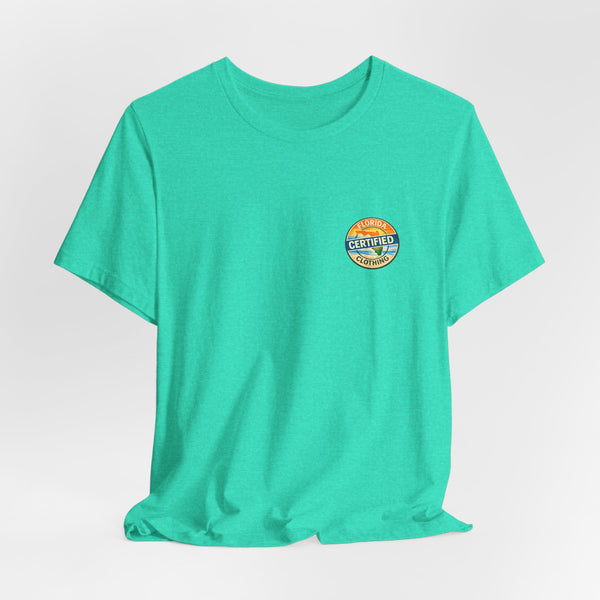Florida Sandbar Weekends T-Shirt — Retro Beach Palm Sunset Tee