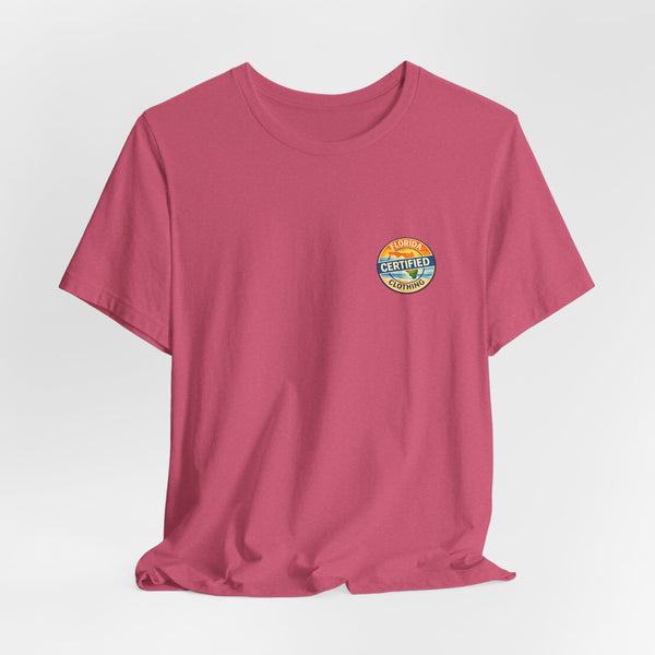 Florida Rocket Tee — "Certified" Space Shuttle Palm Tree T-Shirt