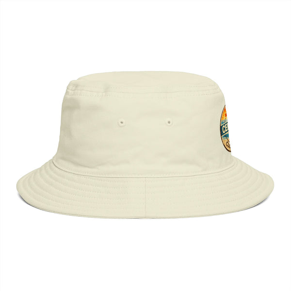 Florida Certified Clothing Bucket Hat — Retro Sunset Logo Beach Hat