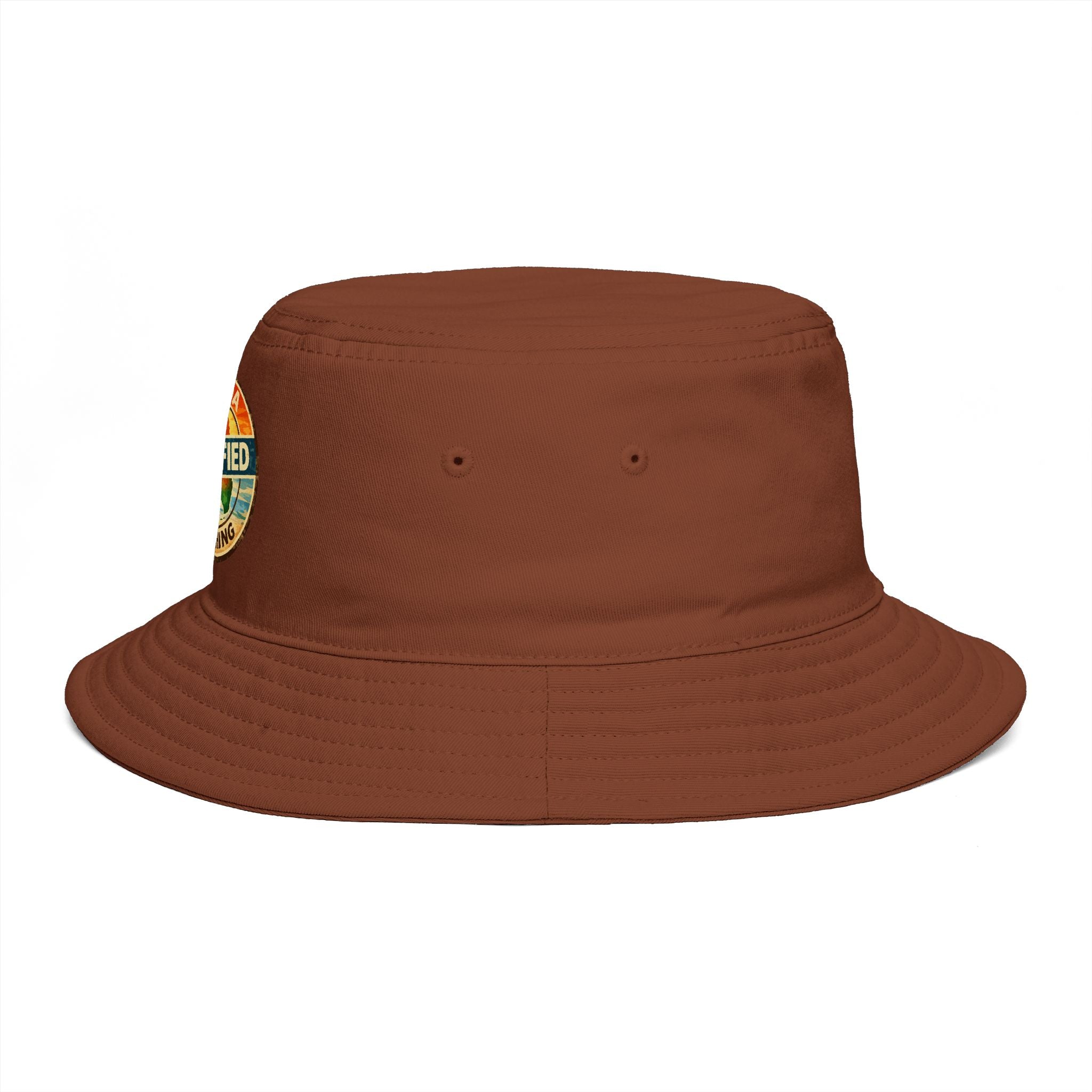 Florida Certified Clothing Bucket Hat — Retro Sunset Logo Beach Hat
