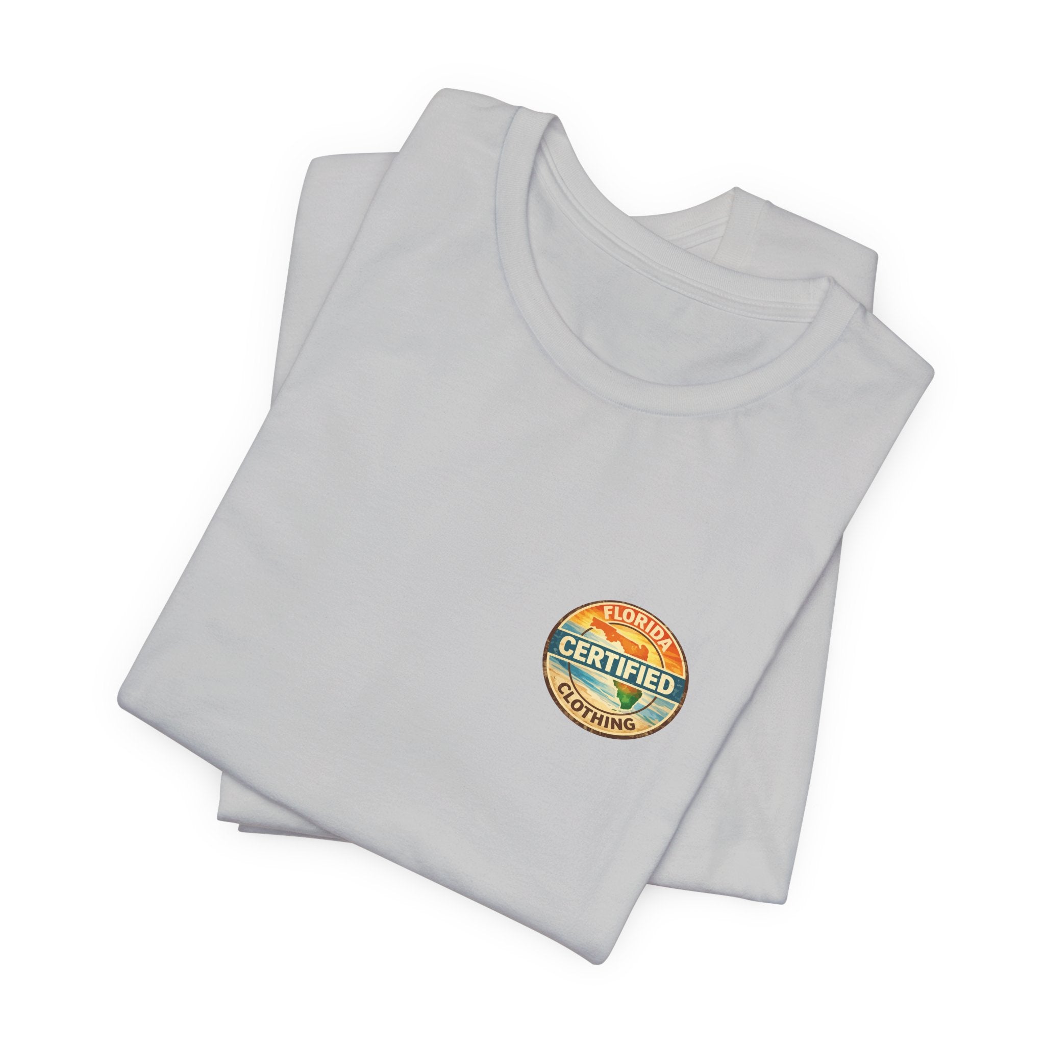 Florida Certified Clothing Tee — Vintage Beach Graphic Short Sleeve Shirt