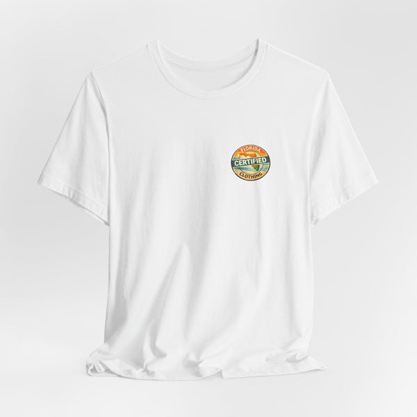 Florida Certified Clothing Tee — Vintage Beach Graphic Short Sleeve Shirt