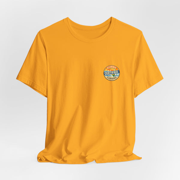 Florida Rocket Tee — "Certified" Space Shuttle Palm Tree T-Shirt