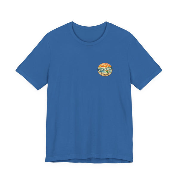Florida Certified Clothing Tee — Vintage Beach Graphic Short Sleeve Shirt