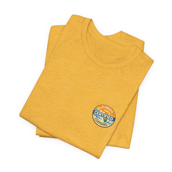 Florida Sandbar Weekends T-Shirt — Retro Beach Palm Sunset Tee