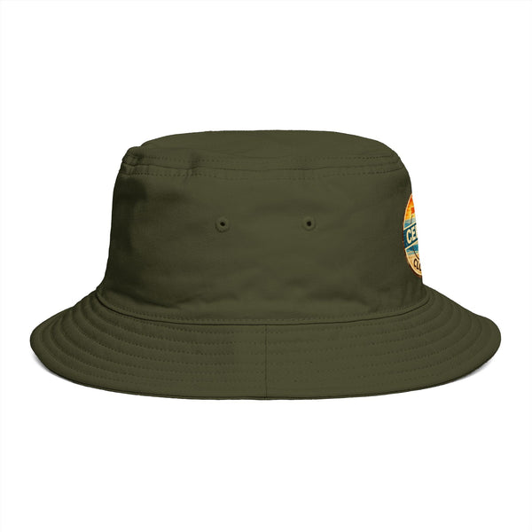 Florida Certified Clothing Bucket Hat — Retro Sunset Logo Beach Hat