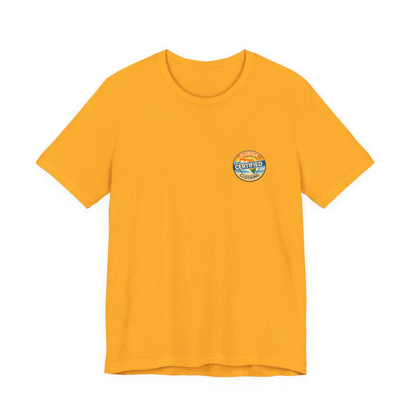 Florida Rocket Tee — "Certified" Space Shuttle Palm Tree T-Shirt
