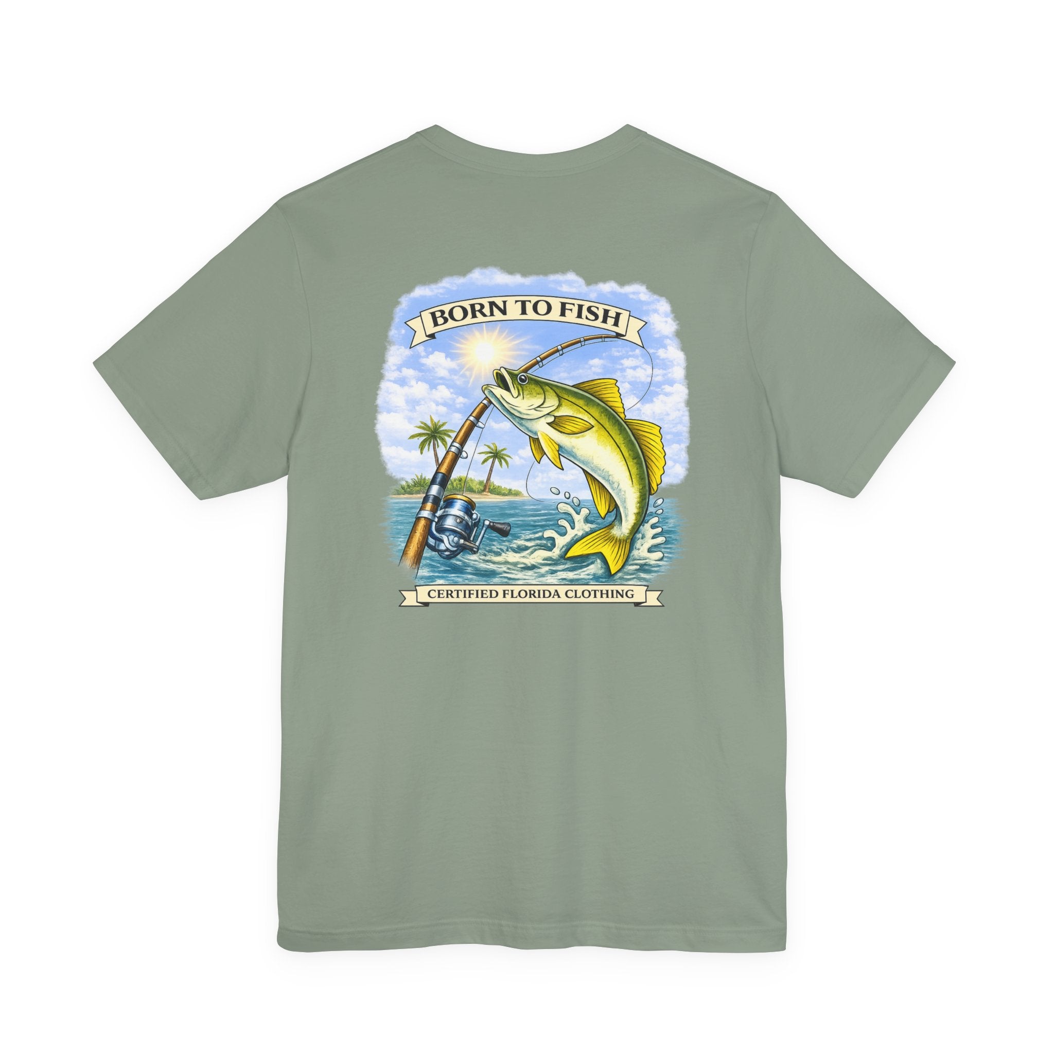 Born to Fish T-Shirt — Vintage Florida Fishing Tee