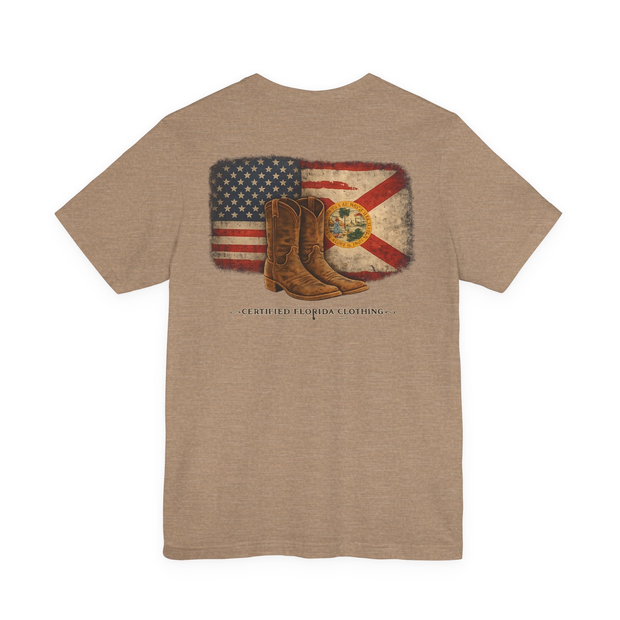 Florida Boots Vintage Flag T-Shirt — Certified Florida Clothing