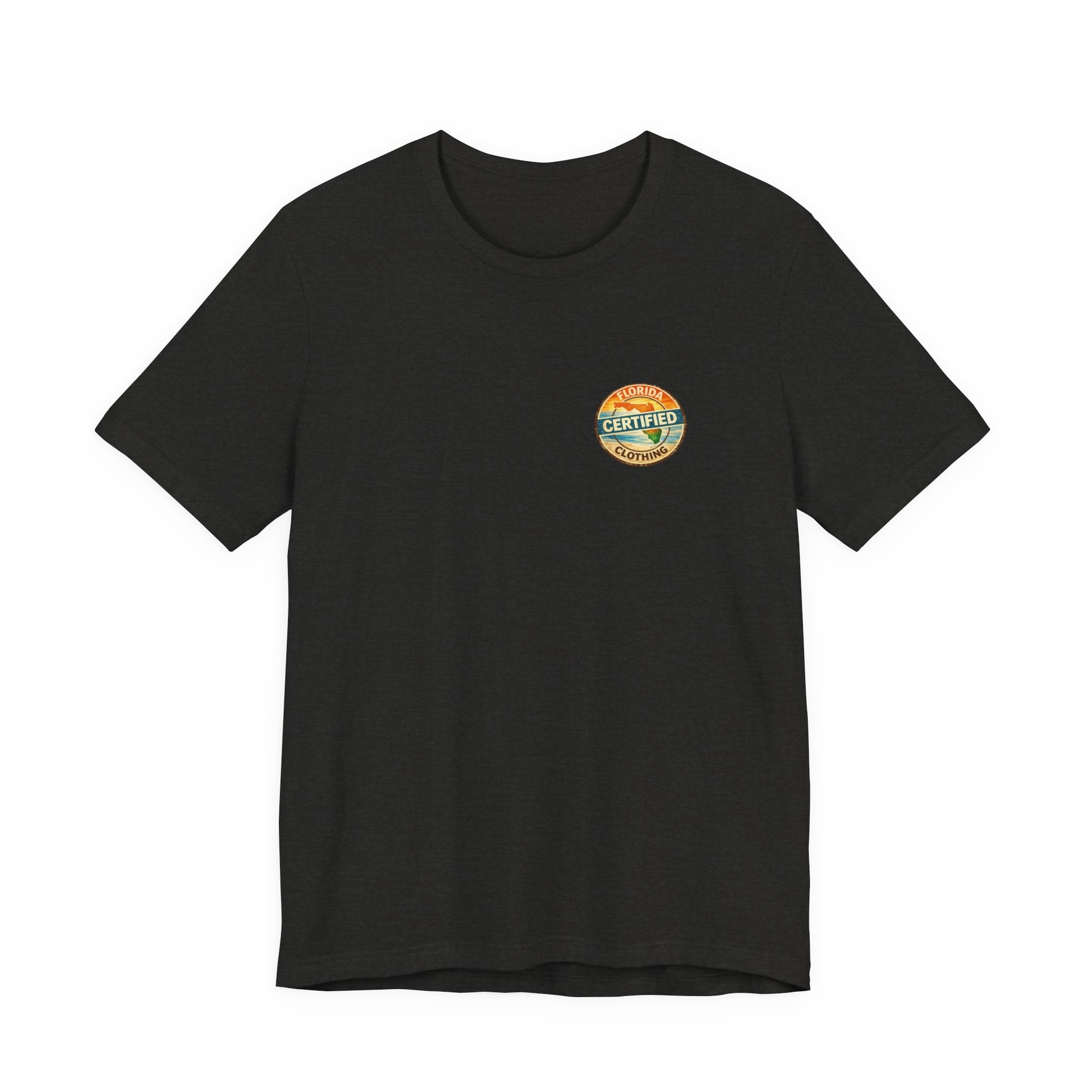 Florida Certified Clothing Tee — Vintage Beach Graphic Short Sleeve Shirt