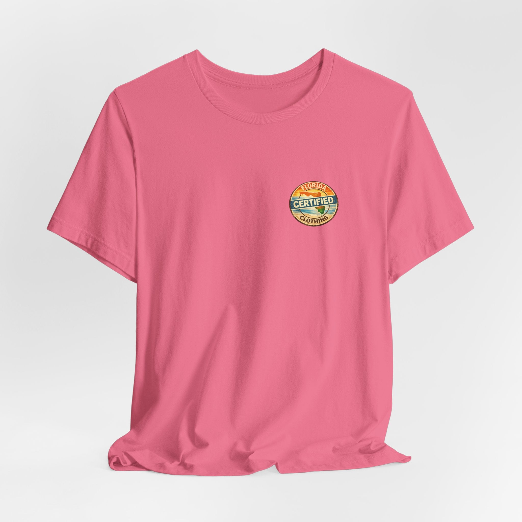 Florida Certified Clothing Tee — Vintage Beach Graphic Short Sleeve Shirt