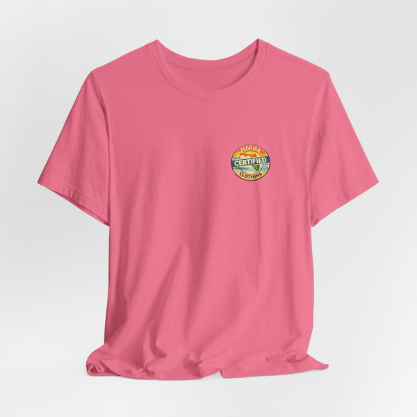 Florida Certified Clothing Tee — Vintage Beach Graphic Short Sleeve Shirt