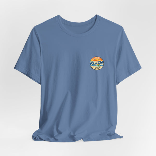 Florida Sandbar Weekends T-Shirt — Retro Beach Palm Sunset Tee