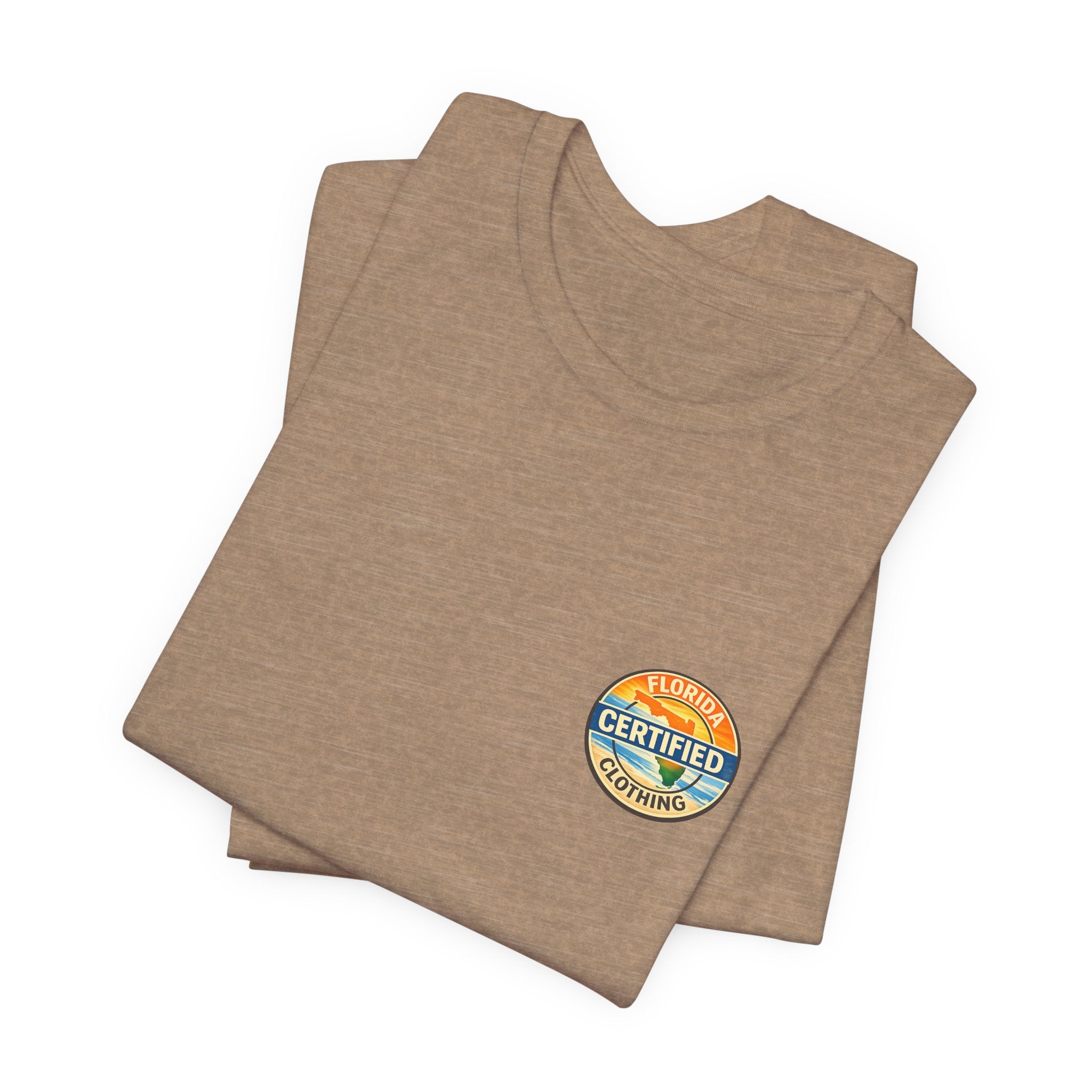 Cornhole T-Shirt — "Sinkin' & Drinkin'" Tropical Sunset Game Tee