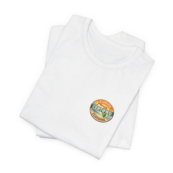 Florida Certified Clothing Tee — Vintage Beach Graphic Short Sleeve Shirt