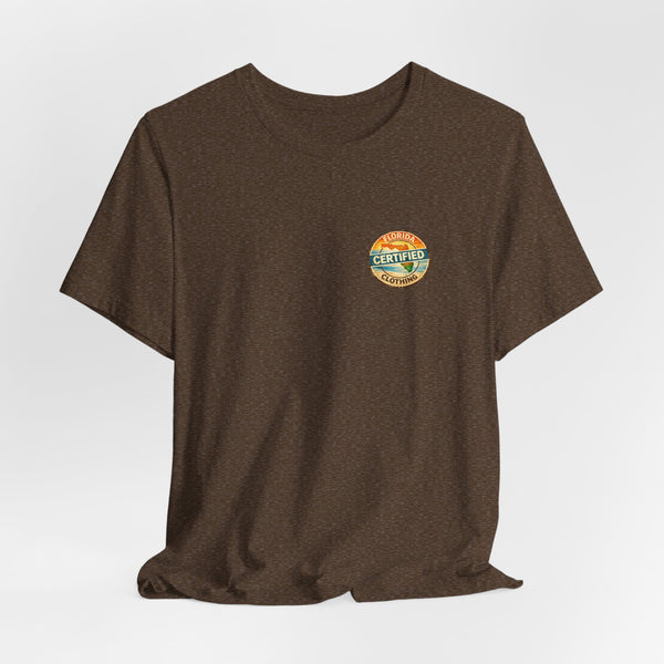 Florida Certified Clothing Tee — Vintage Beach Graphic Short Sleeve Shirt
