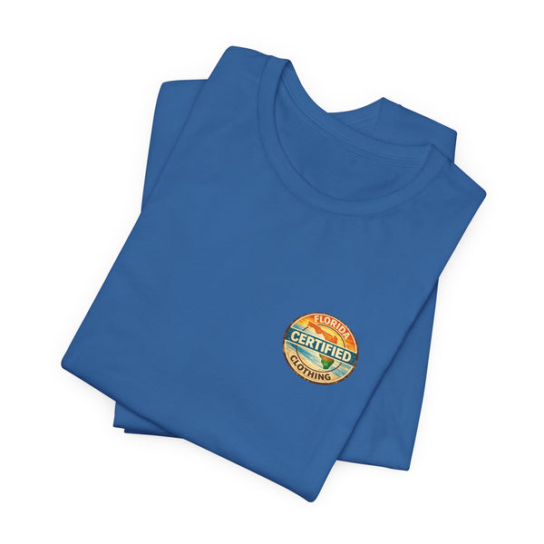 Florida Certified Clothing Tee — Vintage Beach Graphic Short Sleeve Shirt