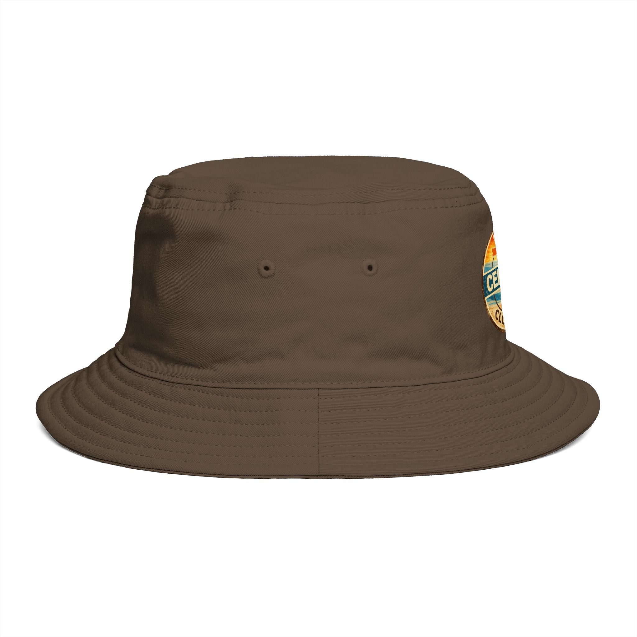 Florida Certified Clothing Bucket Hat — Retro Sunset Logo Beach Hat