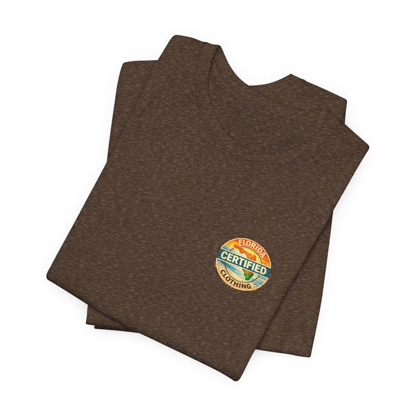 Florida Certified Clothing Tee — Vintage Beach Graphic Short Sleeve Shirt
