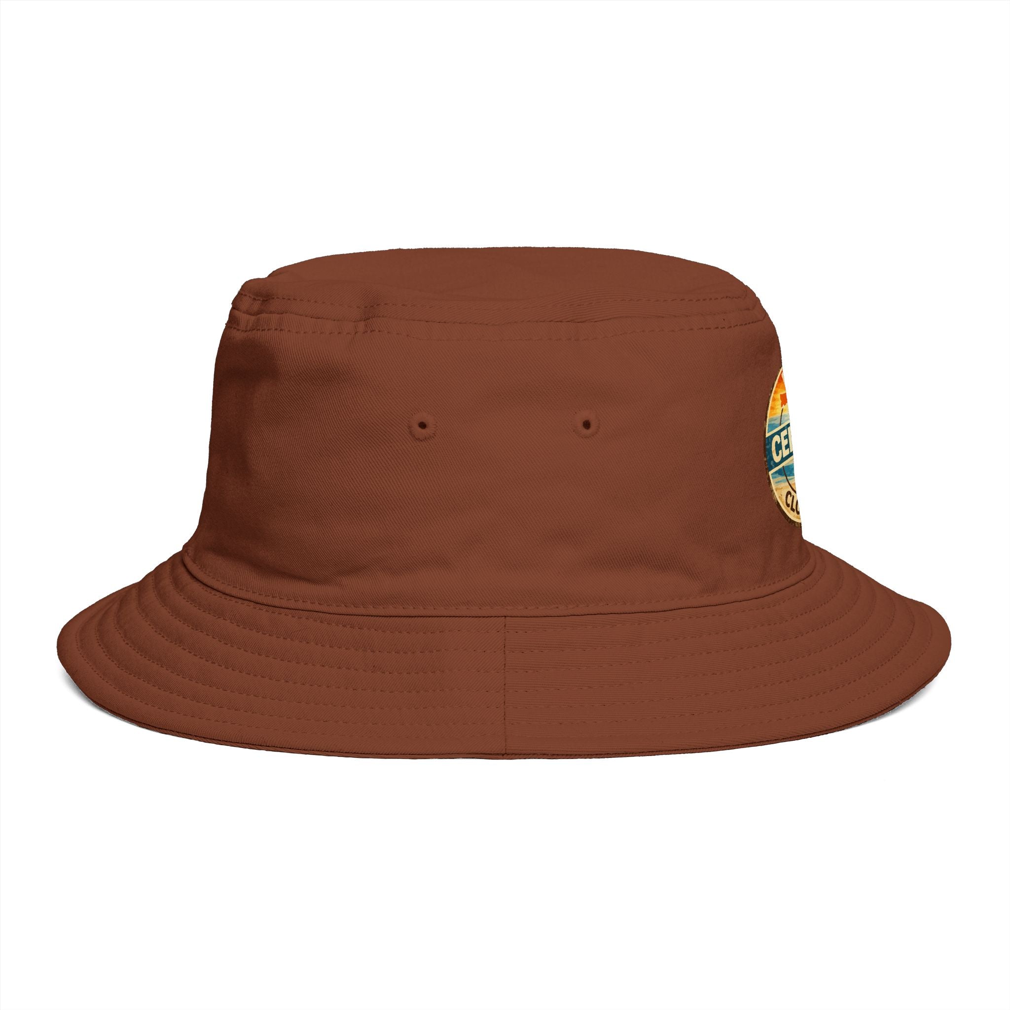 Florida Certified Clothing Bucket Hat — Retro Sunset Logo Beach Hat