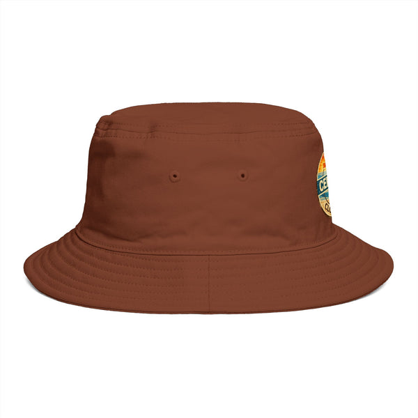 Florida Certified Clothing Bucket Hat — Retro Sunset Logo Beach Hat