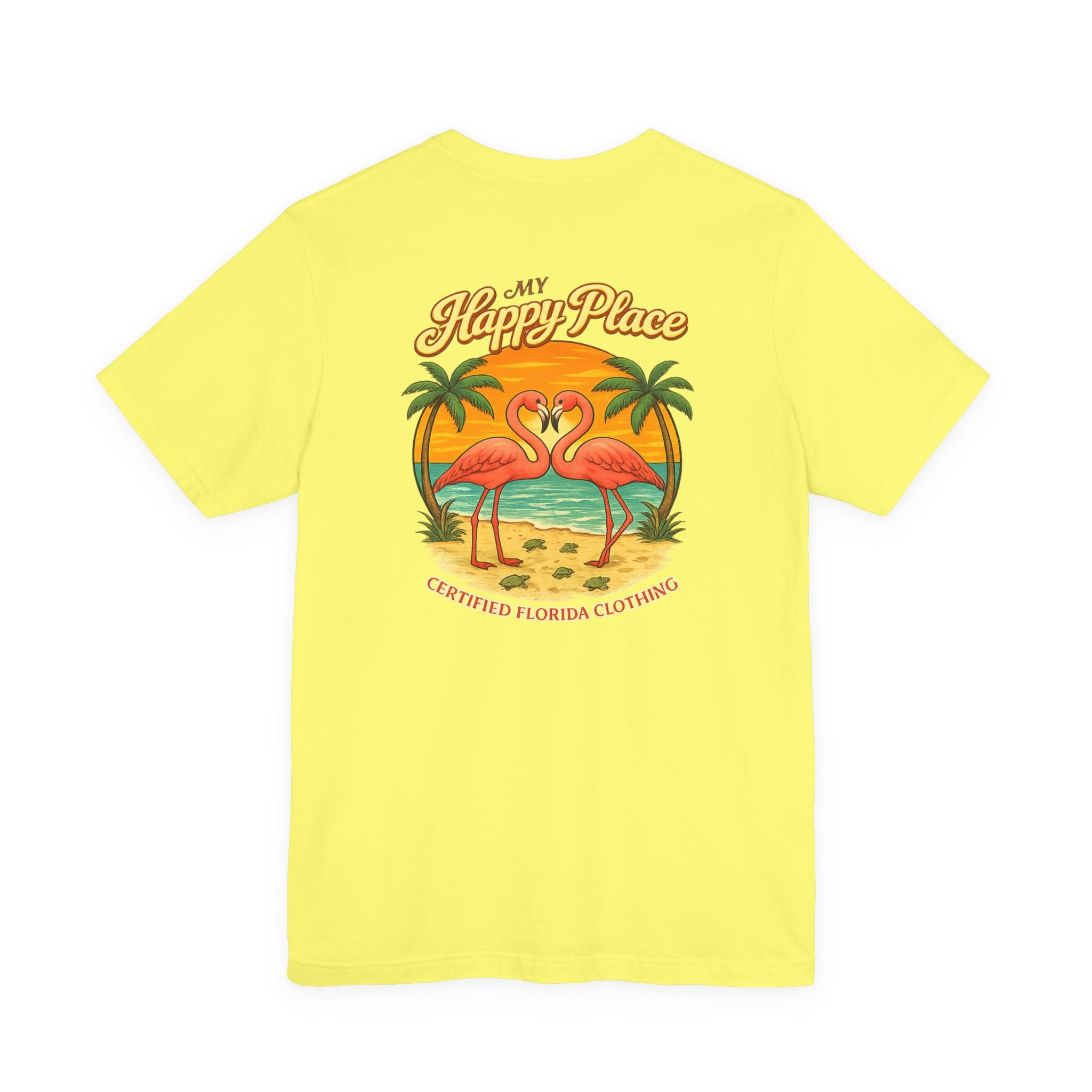 My Happy Place Flamingos & Sea Turtles T-Shirt