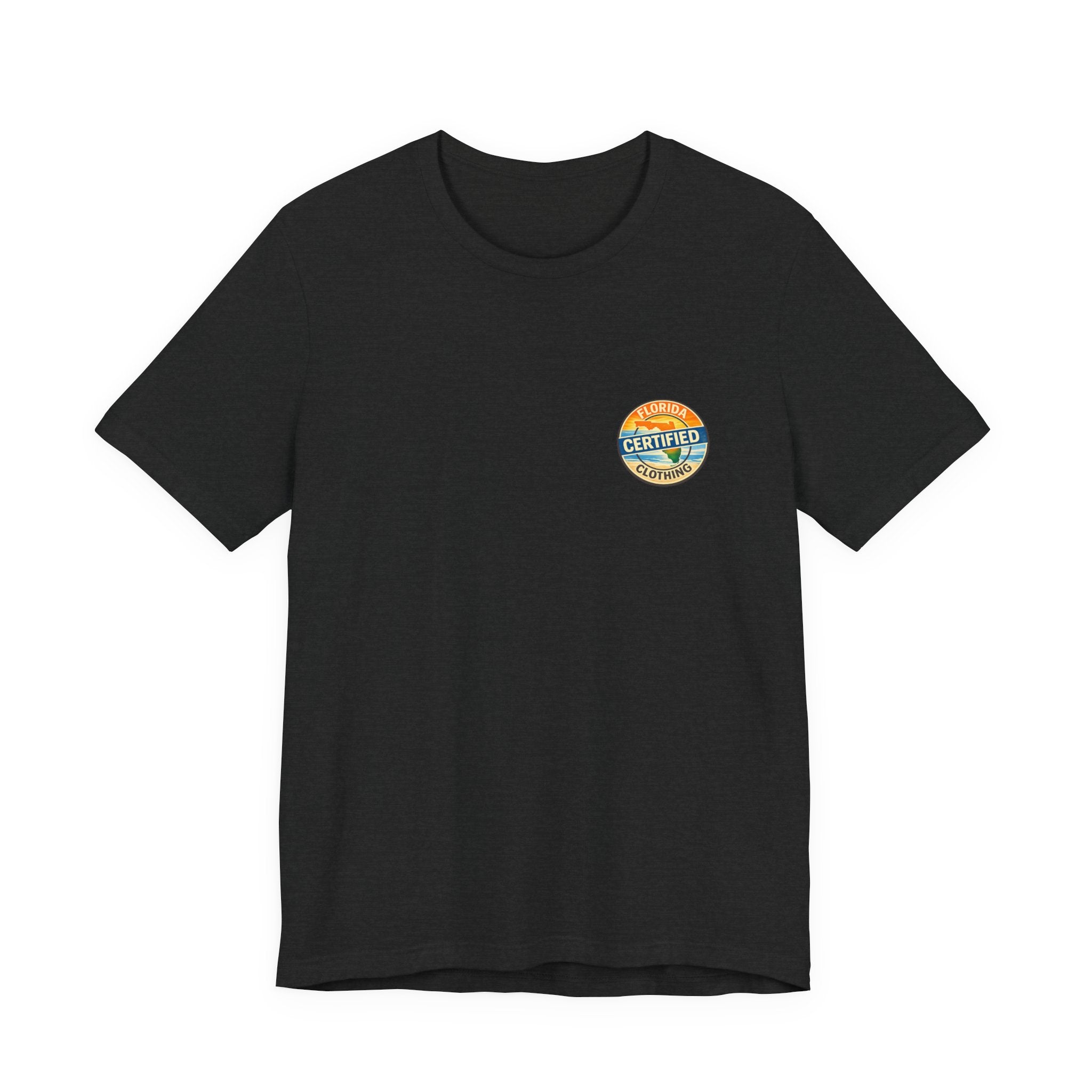 Cornhole T-Shirt — "Sinkin' & Drinkin'" Tropical Sunset Game Tee