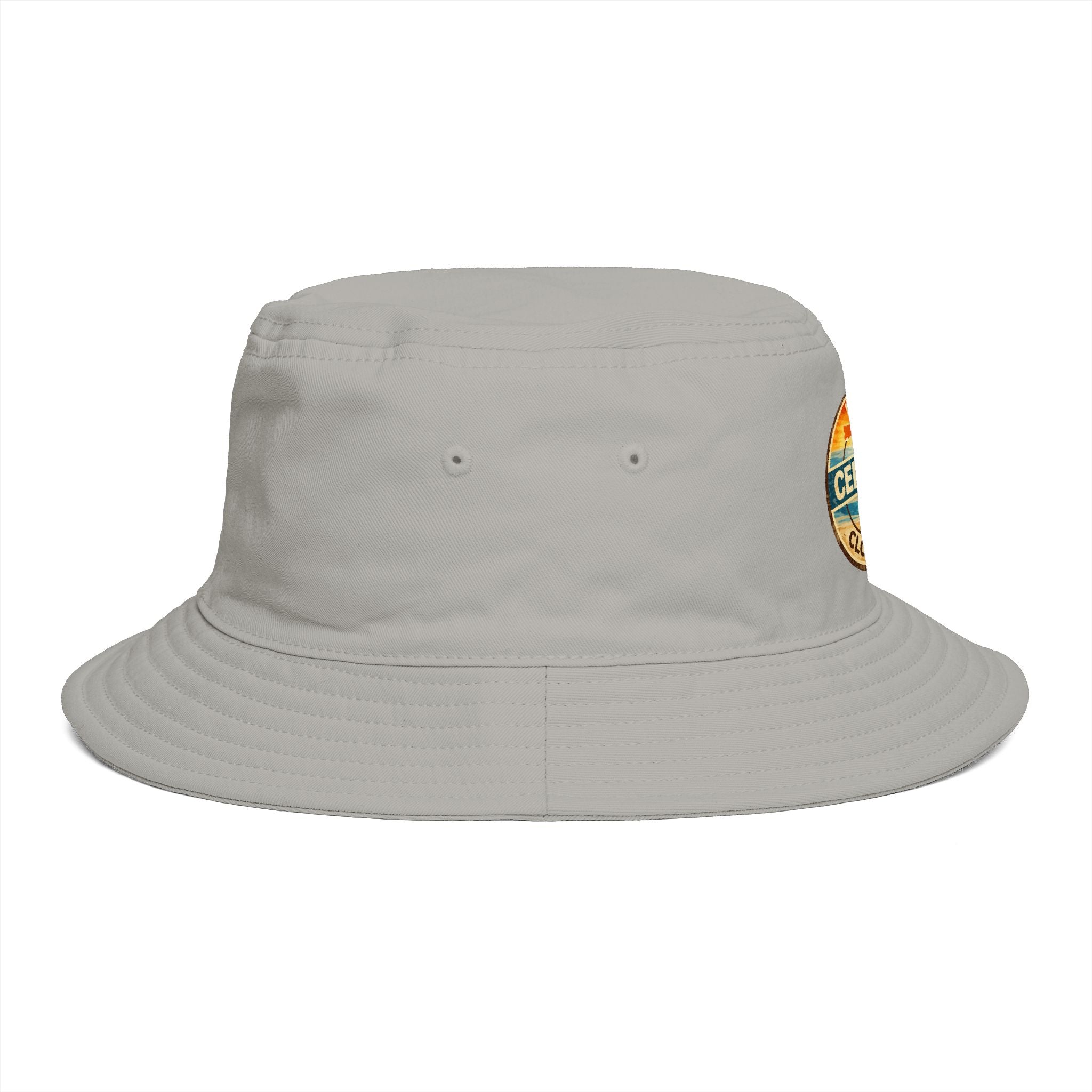 Florida Certified Clothing Bucket Hat — Retro Sunset Logo Beach Hat