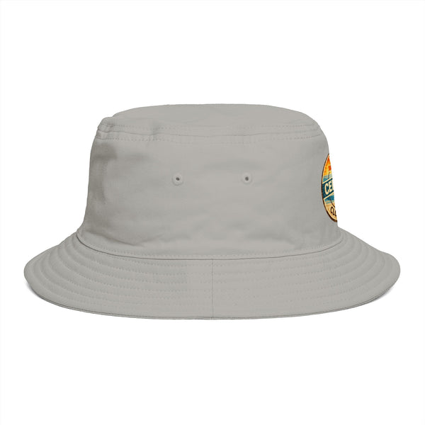 Florida Certified Clothing Bucket Hat — Retro Sunset Logo Beach Hat