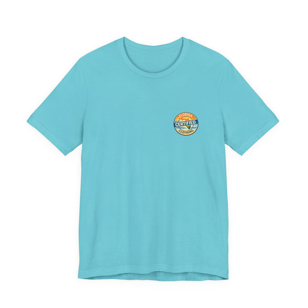 Florida Sandbar Weekends T-Shirt — Retro Beach Palm Sunset Tee