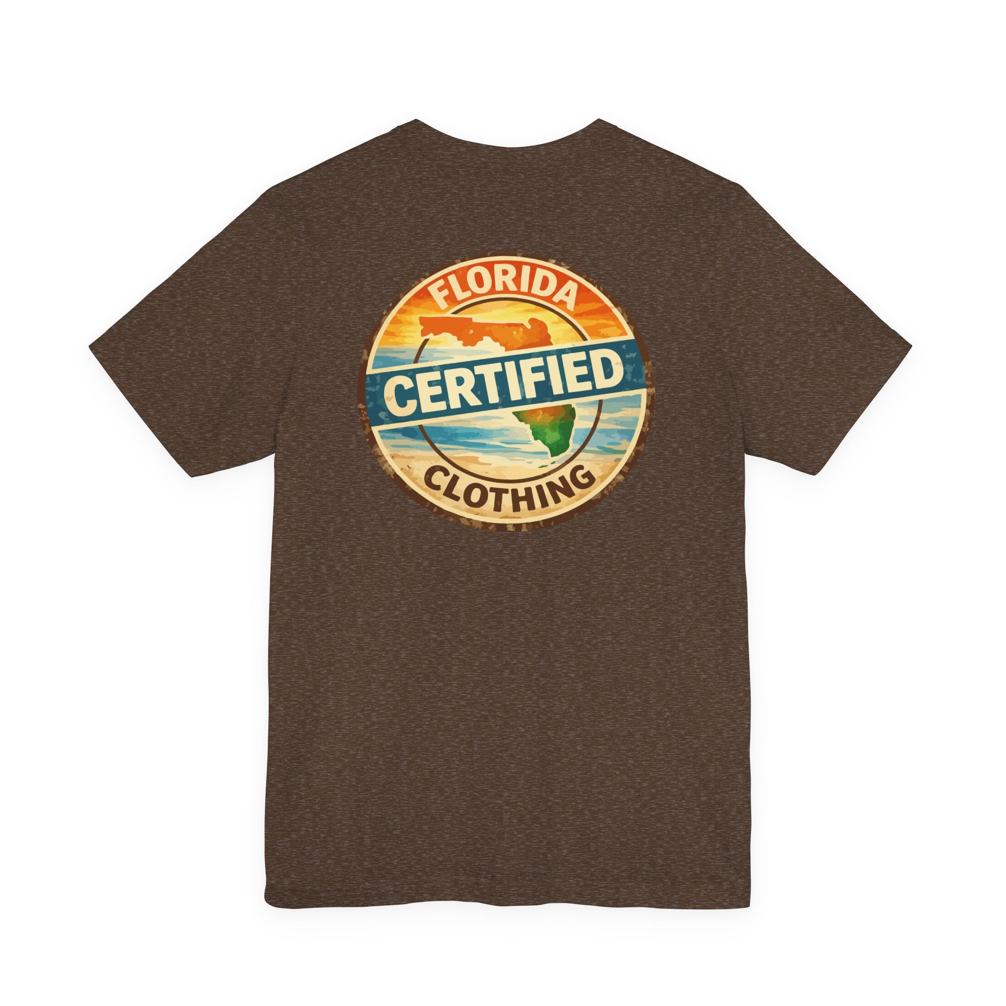 Florida Certified Clothing Tee — Vintage Beach Graphic Short Sleeve Shirt
