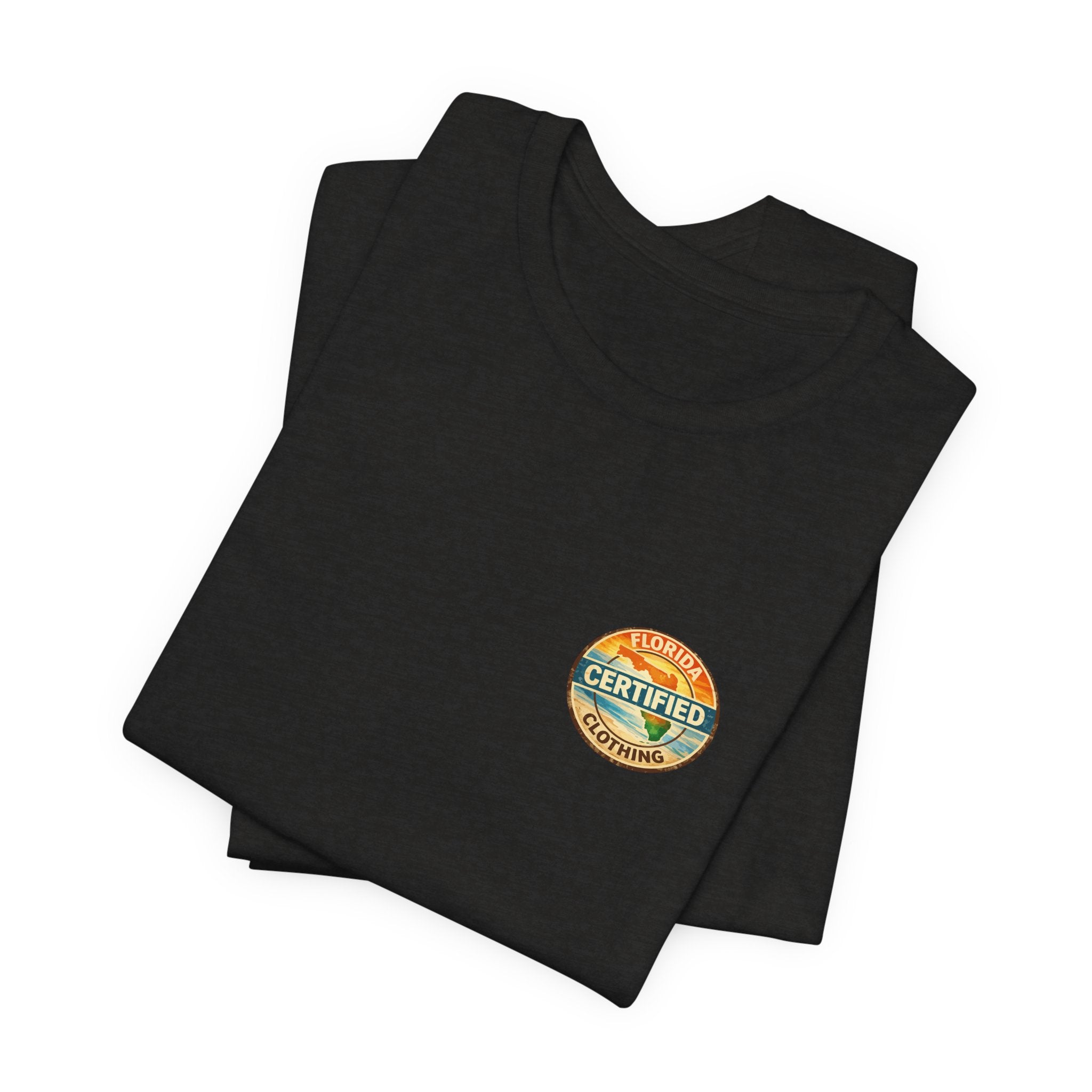 Florida Certified Clothing Tee — Vintage Beach Graphic Short Sleeve Shirt