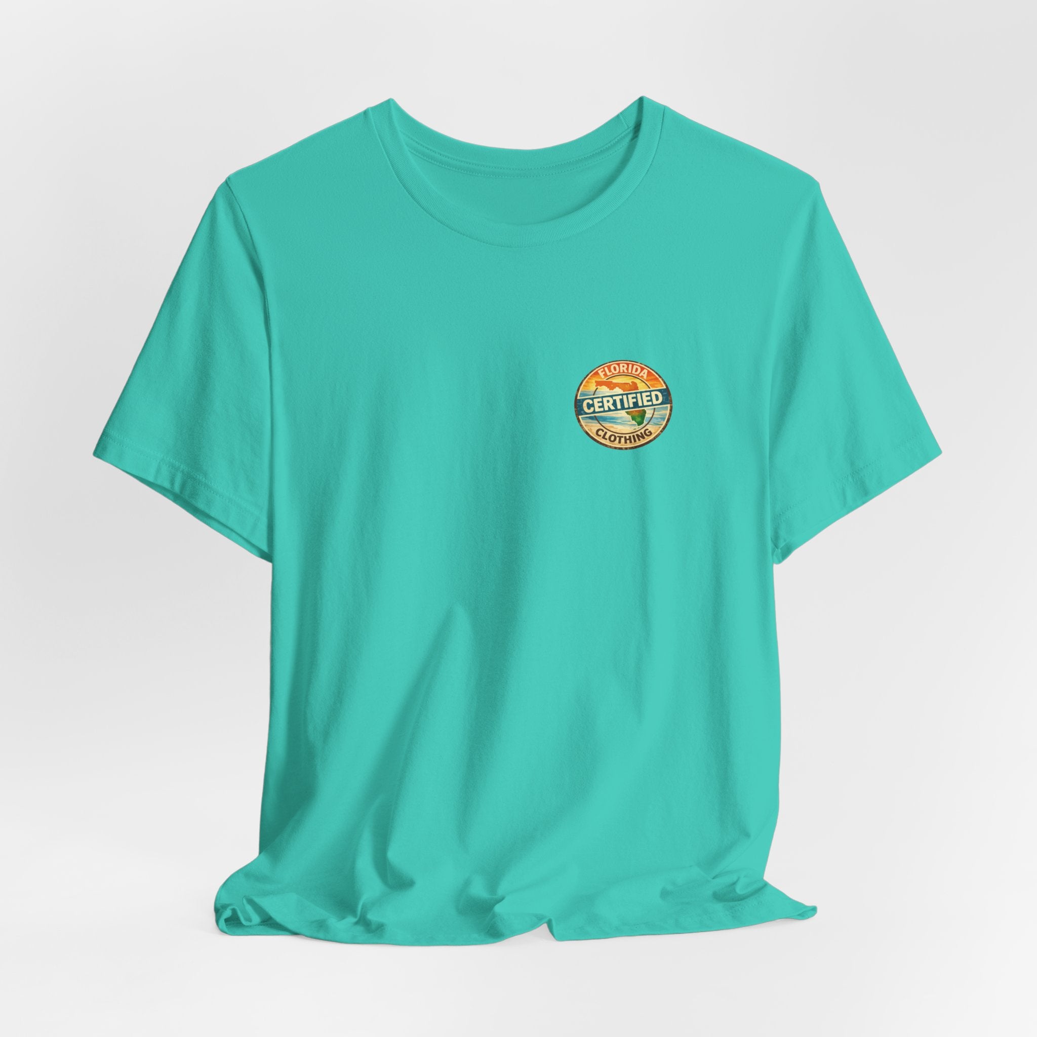 Florida Certified Clothing Tee — Vintage Beach Graphic Short Sleeve Shirt