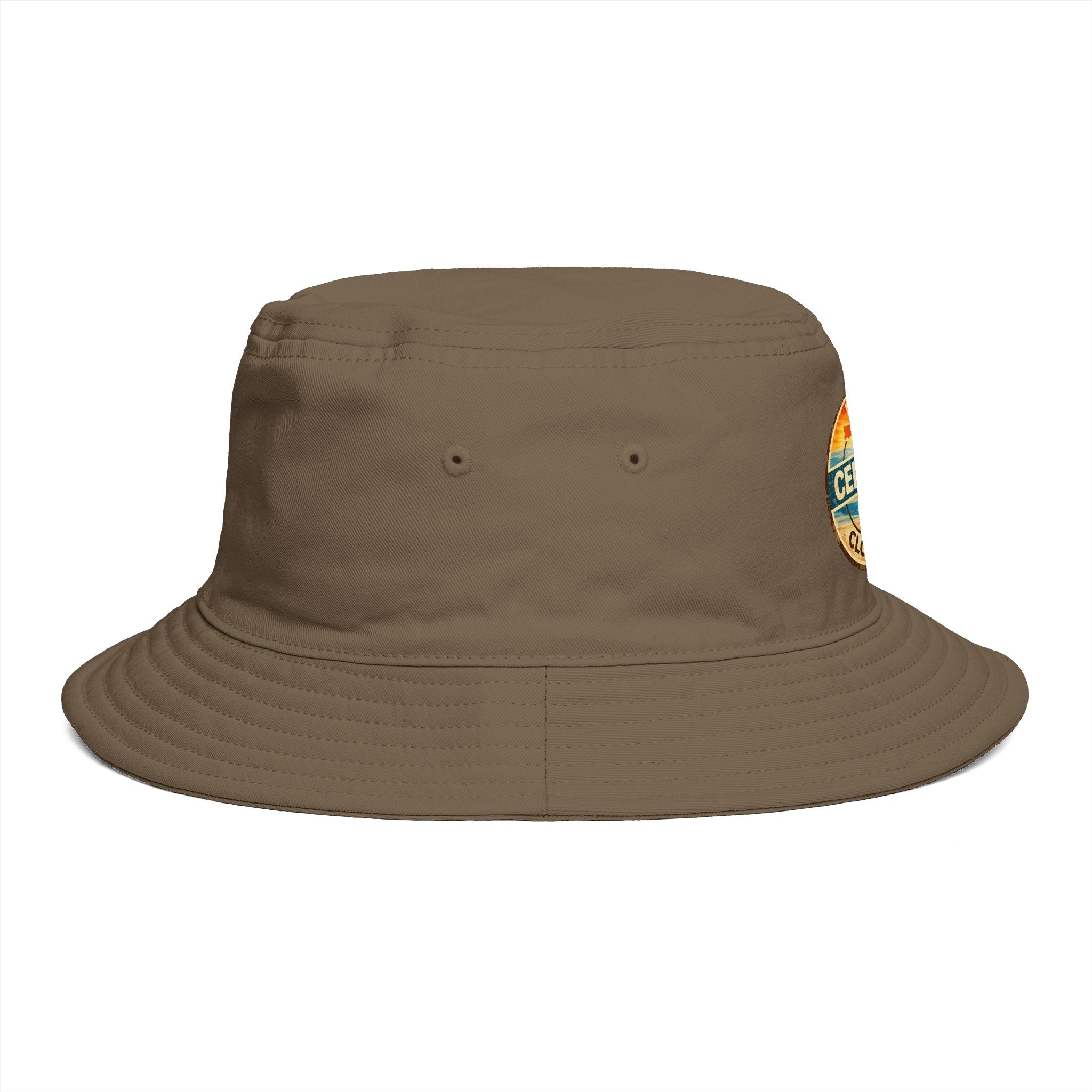 Florida Certified Clothing Bucket Hat — Retro Sunset Logo Beach Hat