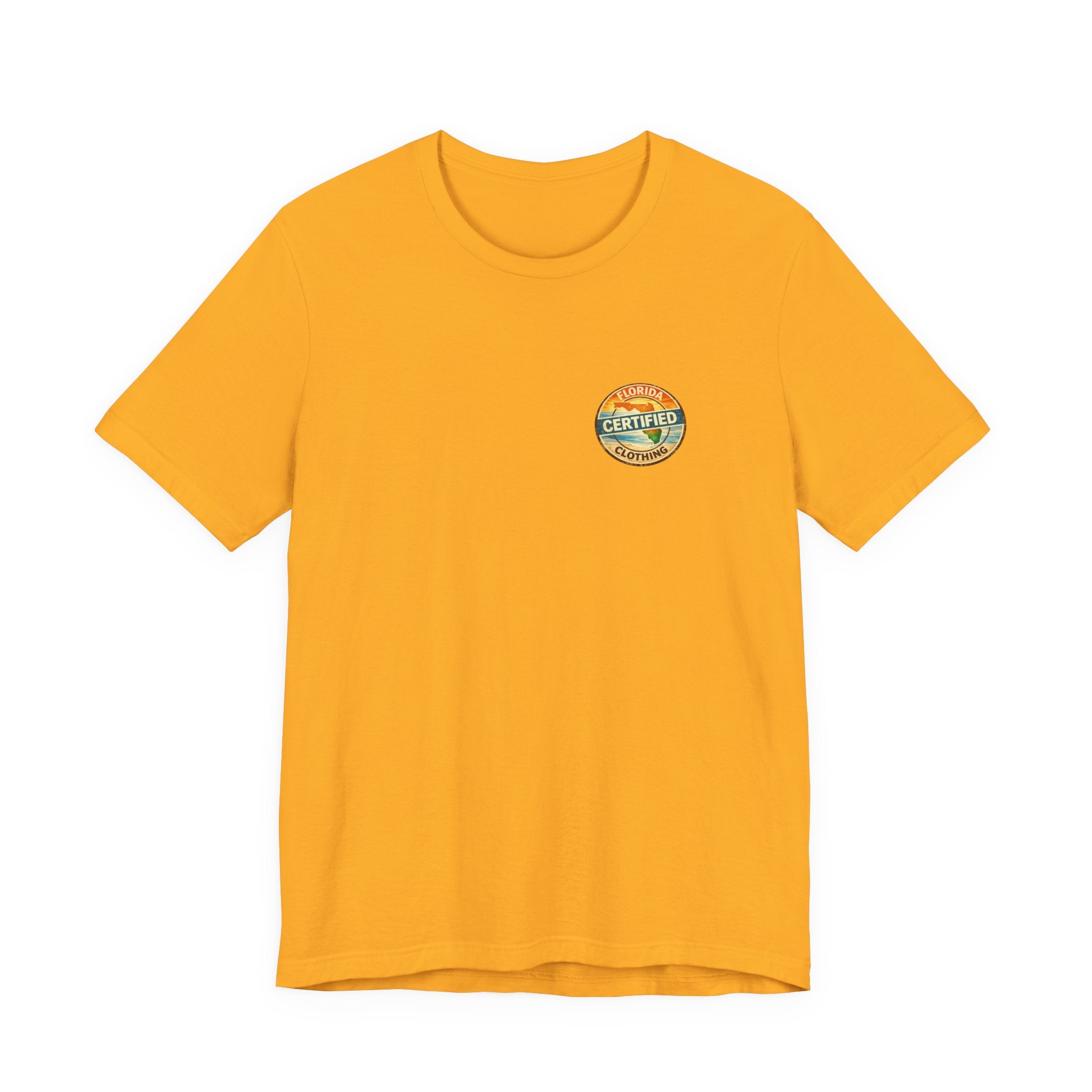 Florida Certified Clothing Tee — Vintage Beach Graphic Short Sleeve Shirt