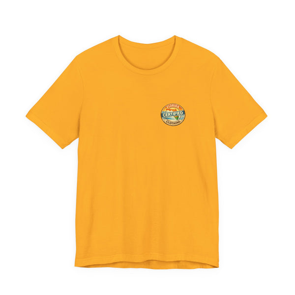 Florida Certified Clothing Tee — Vintage Beach Graphic Short Sleeve Shirt