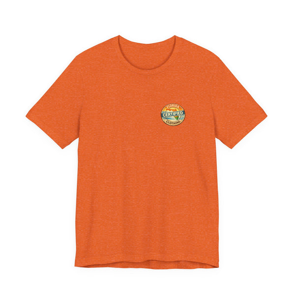 Florida Certified Clothing Tee — Vintage Beach Graphic Short Sleeve Shirt